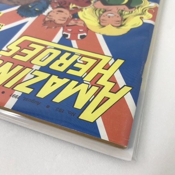 Fantagraphics Amazing Heroes #193 Rare Alan Davis Mark Farmer Comic Magazine - Picture 7 of 9